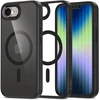„Tech-Protect MagMat MagSafe“ dėklas, skirtas „iPhone 16e / 17e“ – juodas-skaidrus