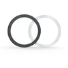 Dėklas Tech-Protect MagMat MagSafe magnetic ring universal – juodos spalvos / sidabrinės spalvos (2 pcs.)