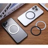 Dėklas Tech-Protect MagMat MagSafe magnetic ring universal – juodos spalvos / sidabrinės spalvos (2 pcs.)