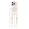 Dėklas Apple iPhone 16 Pro Max Tech-Protect Magnelace MagSafe Latte smėlio spalvos
