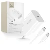 Tech-Protect NC20W PD20W USB-C sieninis įkroviklis su USB-C laidu - baltas