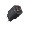 „Tech-Protect NCM33W“ 2 prievadų PD33W/QC3.0 sieninis įkroviklis - juodas