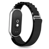 Tech-Protect Nylon Pro apyrankė skirta Xiaomi Smart Band 8 / 9 / 10 / NFC – juodos spalvos