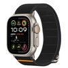 Juoda apyrankė Apple Watch 6 / 7 / 8 / 9 / 10 / SE / Ultra 1 / 2 ( 44 / 45 / 46 / 49 mm) „Tech-Protect Nylon Slip”