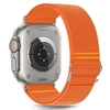 Oranžinė apyrankė Apple Watch 6 / 7 / 8 / 9 / 10 / SE / Ultra 1 / 2 ( 44 / 45 / 46 / 49 mm) „Tech-Protect Nylon Slip”
