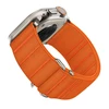 Oranžinė apyrankė Apple Watch 6 / 7 / 8 / 9 / 10 / SE / Ultra 1 / 2 ( 44 / 45 / 46 / 49 mm) „Tech-Protect Nylon Slip”