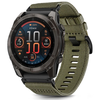 Apyrankė Garmin Fenix 5X / 5X Plus / 6X / 6X Pro / 7X / 8 (51mm) Tech-Protect Nylon Classic Olive Žalias
