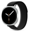 Tech-Protect Nylon Stripe apyrankė skirta Samsung Galaxy Watch 40/44/46 mm – juodos spalvos ir oranžinės spalvos