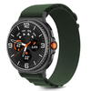 Tech-Protect Nylon Stripe apyrankė skirta Samsung Galaxy Watch 40/44/46 mm – žalios spalvos