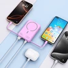Tech-Protect PB31 MagSafe 10000mAH Power Bank – violetinės spalvos