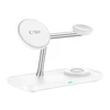 Tech-Protect QI15W-A45 3in1 belaidis įkroviklis su MagSafe for Apple Devices – baltos spalvos