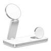 Tech-Protect QI15W-A47 MagSafe 3in1 indukcinis įkroviklis + USB-C laidas - Baltas