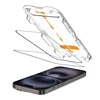 „Tech-Protect Quick Set+“ grūdinto stiklo 2 vnt. pakuotė, skirta „iPhone 15“ / „16“