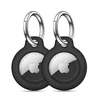 Tech-Protect Rough 2-pack Apple AirTag – dėklas telefonui juodos spalvos