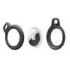 Dėklas Tech-Protect Rough Apple AirTag with ring – juodos spalvos