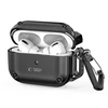 Dėklas TECH-PROTECT ROUGH HOOK Apple AIRPODS PRO 1 / 2 juodos spalvos