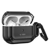 Dėklas TECH-PROTECT ROUGH HOOK Apple AIRPODS PRO 1 / 2 juodos spalvos