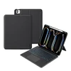 Planšetinio kompiuterio dėklas Apple iPad Pro 13.0 (7GEN) Tech-Protect SCMag Pen + klaviatūra juodos spalvos