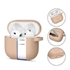 Apple AirPods 4 Tech-Protect silikoninis Hook dėklas jūsų ausinėms rudos spalvos