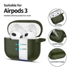 Apple AirPods 3 Tech-Protect silikoninis Olive dėklas ausinėms žalios spalvos