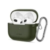 Apple AirPods 3 Tech-Protect silikoninis Olive dėklas ausinėms žalios spalvos