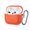 Apple AirPods 3 Tech-Protect silikoninis Neon dėklas ausinėms oranžinės spalvos
