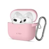 Apple AirPods 3 Tech-Protect silikoninis Dusty dėklas ausinėms rožinės spalvos