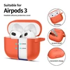 Apple AirPods 3 Tech-Protect silikoninis Neon dėklas ausinėms oranžinės spalvos