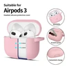 Apple AirPods 3 Tech-Protect silikoninis Dusty dėklas ausinėms rožinės spalvos