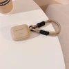 Dėklas Apple AirPods Pro 1/2 Tech-Protect silikoninis Rope Cafe Latte kreminis