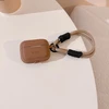 Dėklas Apple AirPods Pro 1/2 Tech-Protect silikoninis Rope Chocolate ruda