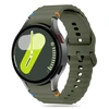 Apyrankė Samsung Galaxy Watch 4 / 5 / 5 PRO / 6 / 7 / FE Tech-Protect silikoninė Sport Army žalias