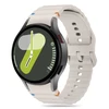 Apyrankė Samsung Galaxy Watch 4 / 5 / 5 PRO / 6 / 7 / FE Tech-Protect silikoninė Sport Starlight creamy