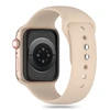 Apyrankė Apple Watch 3 / 4 / 5 / 6 / 7 / 8 / 9 / SE (38 / 40 / 41 MM) Tech-Protect silikoninė Walnut beige