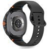 Tech-Protect Silikoninė apyrankė Samsung Galaxy Watch 8 / Classic (40 / 44 / 46 mm) juodos spalvos