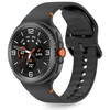 Tech-Protect Silikoninė apyrankė Samsung Galaxy Watch 8 / Classic (40 / 44 / 46 mm) juodos spalvos