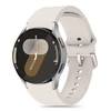 Apyrankė Samsung Galaxy Watch 4 / 5 / 5 PRO / 6 / 7 / FE Tech-Protect silikoninė Starlight kreminės spalvos