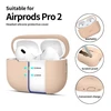 Apple AirPods Pro 1 / 2 Tech-Protect silikoninis Caffe Latte dėklas ausinėms kreminės spalvos