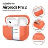 Apple AirPods Pro 1 / 2 Tech-Protect silikoninis Neon dėklas ausinėms oranžinės spalvos