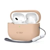 Apple AirPods Pro 1 / 2 Tech-Protect silikoninis Caffe Latte dėklas ausinėms kreminės spalvos