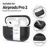 Apple AirPods Pro 1 / 2 Tech-Protect silikoninis dėklas ausinėms juodos spalvos
