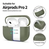 Apple AirPods Pro 1 / 2 Tech-Protect silikoninis Olive dėklas ausinėms žalios spalvos