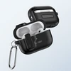 Dėklas TECH-PROTECT SLIM HOOK Apple AIRPODS PRO 1 / 2 juodos spalvos