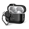 Dėklas TECH-PROTECT SLIM HOOK Apple AIRPODS PRO 1 / 2 juodos spalvos