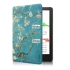 Dėklas Tech-Protect SmartCase, skirtas KINDLE PAPERWHITE VI / 6 / COLORSOFT / SIGNATURE EDITION, Mėlynos spalvos su sakurų raštais
