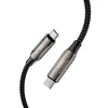 Tech-Protect UB10T Ultraboost USB-C PD240W/QC4.0 kabelis 200cm - Juodas
