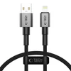 Tech-Protect Ultraboost DNA USB-A / Lightning kabelis 12W/2.4A 25 cm - pilka
