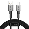 Tech-Protect UltraBoost DNA USB-A / USB-C kabelis 15W/3A 200cm – pilkas
