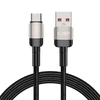 USB laidas – USB C tipo 100W / 5A 2m, „Tech-Protect UltraBoost EVO“, titano spalvos
