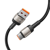 Kabelis USB – USB Type C 100W / 5A 1m Tech-Protect UltraBoost EVO titanium